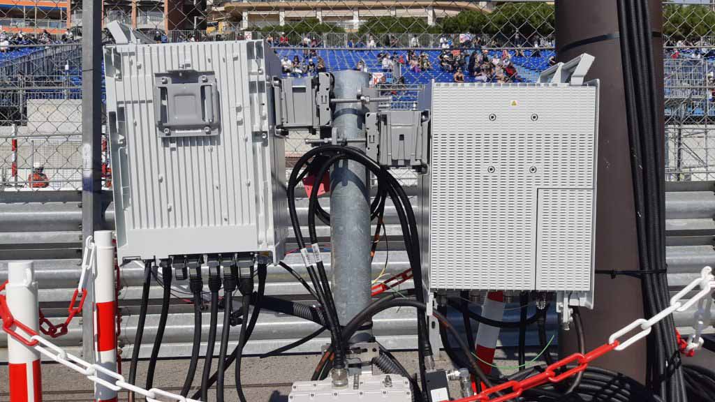 Breakout cable at the Monaco Grand Prix 