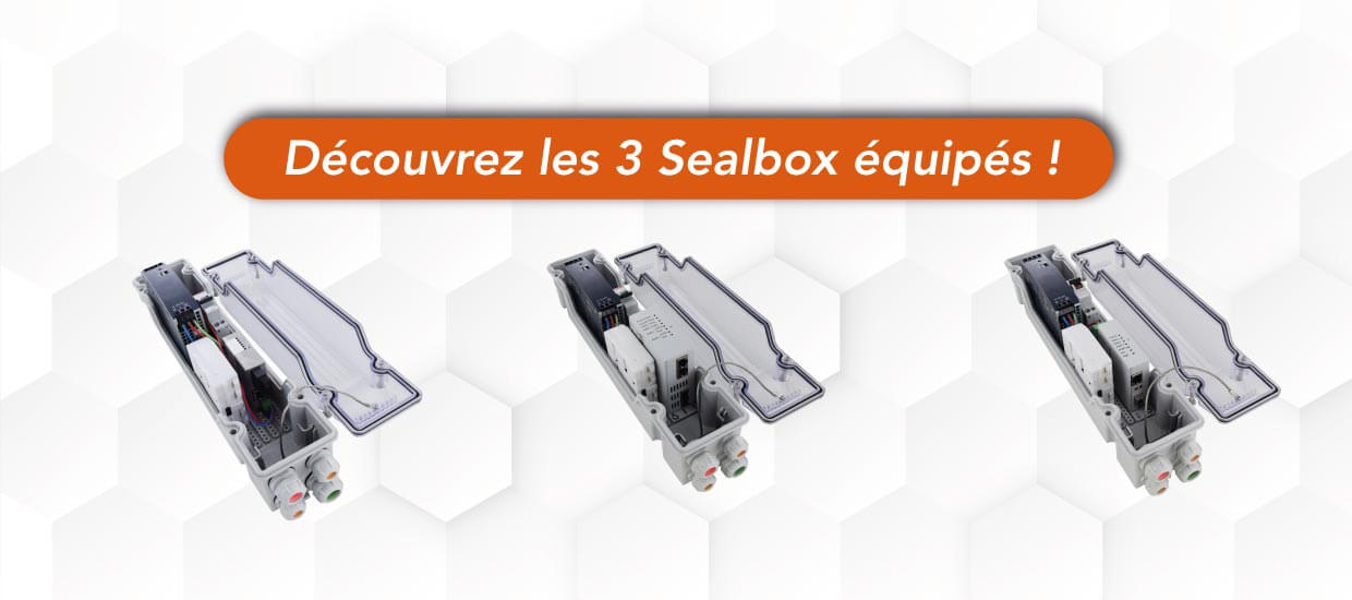 Boîtier IP68 SEALBOX – Couvercle Transparent – Non Équipé